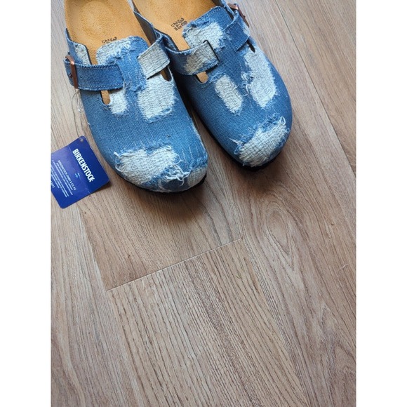 Birkenstock Shoes - Birkenstock Boston Denim Jean Clogs EU 38 Women 7-7.5 RARE